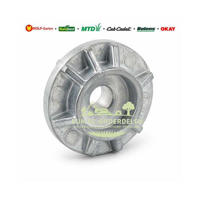 Meshouder onderdeel voor WOLF-Garten Power Edition 46BA Florabest 46 BA MTD Cub Cadet Bolens Okay grasmaaier meshouder opnameschijf mesadapter 11 mm