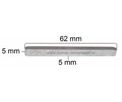 Spie voor Castelgarden - Stiga - Alpina - Mountfield Zitmaaiers - Frontmaaiers - Tuintrekkers