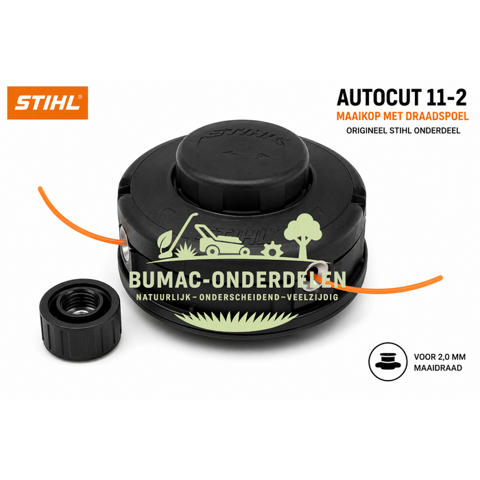 STIHL AutoCut 11-2 maaikop met draadspoel onderdeel voor STIHL FS36 FS38 FS40 FS44 FS45 FS46 FS50 FS72 FS74 FS75 FE55 draadkop trimmerkop