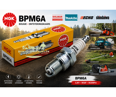 NGK BPM6A bougie 2-takt handmachines onderdeel