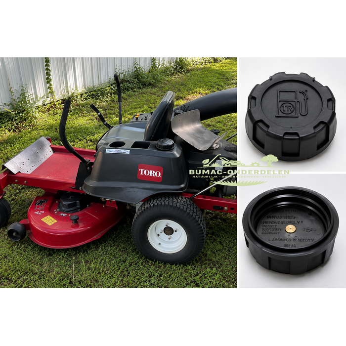 Toro benzinedop Ø63,5 mm binnendiameter 50,8 mm ventilerend onderdeel voor Toro TimeCutter Z4200, Z5000, Titan, Z Master en Exmark machines – tankdop / fuel cap