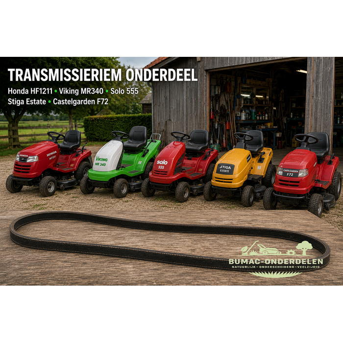 Maaidekriem onderdeel voor Honda HF1211 K1 K2, Viking MR340 MR345 MR380 MR385, Stiga Estate Garden Combi, Castelgarden F72, John Deere CR125, Iseki FL105 FL2125 en 72 cm GGP rider maaidekplatformen