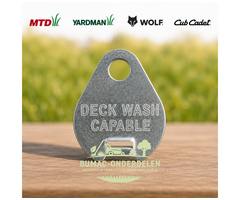 Wateraansluiting Maaidek voor MTD, Yardman, Wolf, Cub Cadet Elektrische Zitmaaiers, Tuintrekkers, Grasmaaiers, Tuintractoren Waterslang Aansluiting, Maaidek Reiniging 92.130 T, E 13/92 H, Smart RE 125, Smart RE 130 H, 742 RL, 17.5/42, Smart RF 130 H, MTD