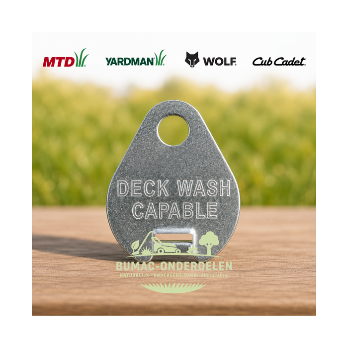 Wateraansluiting Maaidek voor MTD, Yardman, Wolf, Cub Cadet Elektrische Zitmaaiers, Tuintrekkers, Grasmaaiers, Tuintractoren Waterslang Aansluiting, Maaidek Reiniging 92.130 T, E 13/92 H, Smart RE 125, Smart RE 130 H, 742 RL, 17.5/42, Smart RF 130 H, MTD