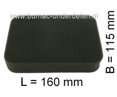 Luchtfilter voor Honda GX240, GX270, GX340, GX390 Motor op Trilplaat, Generator, Frees, Grasmaaier, Aggregaat, Kooimaaier, Verticuteermachine, Hoogwerker, Cart, Waterpomp, Daklift, Mechanische Triller, Houtversnipperaar, Kloofmachine