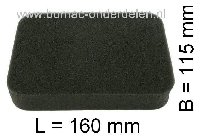 Luchtfilter voor Honda GX240, GX270, GX340, GX390 Motor op Trilplaat, Generator, Frees, Grasmaaier, Aggregaat, Kooimaaier, Verticuteermachine, Hoogwerker, Cart, Waterpomp, Daklift, Mechanische Triller, Houtversnipperaar, Kloofmachine