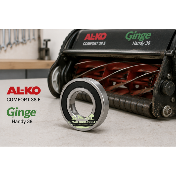 Kogellager en groefkogellager onderdeel voor AL-KO Comfort 38 E en Ginge Handy 38 15 x 35 x 14 mm