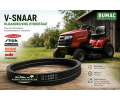 V-snaar hydrostaat zitmaaier onderdeel
