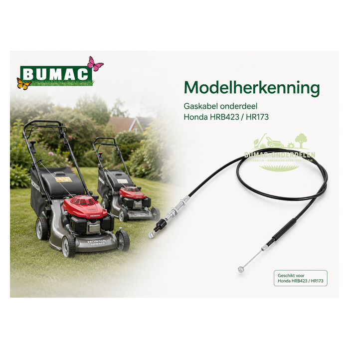 Gas-stopkabel onderdeel voor Honda HRB423 HR173 grasmaaiers