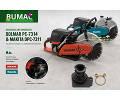 Aanzuigslang onderdeel voor Dolmar PC-7314 en Makita DPC-7311