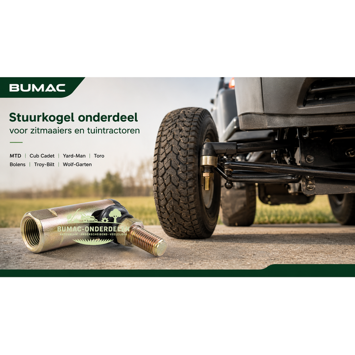 Stuurkogel onderdeel voor MTD, Cub Cadet, Yard-Man, Toro, Bolens, Troy-Bilt en Wolf-Garten zitmaaiers