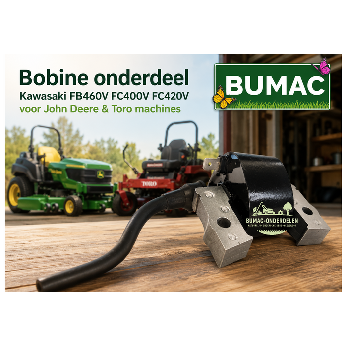 Ontstekingsspoel onderdeel Kawasaki FB460V FC400V FC420V John Deere 108 F525 Toro 30106