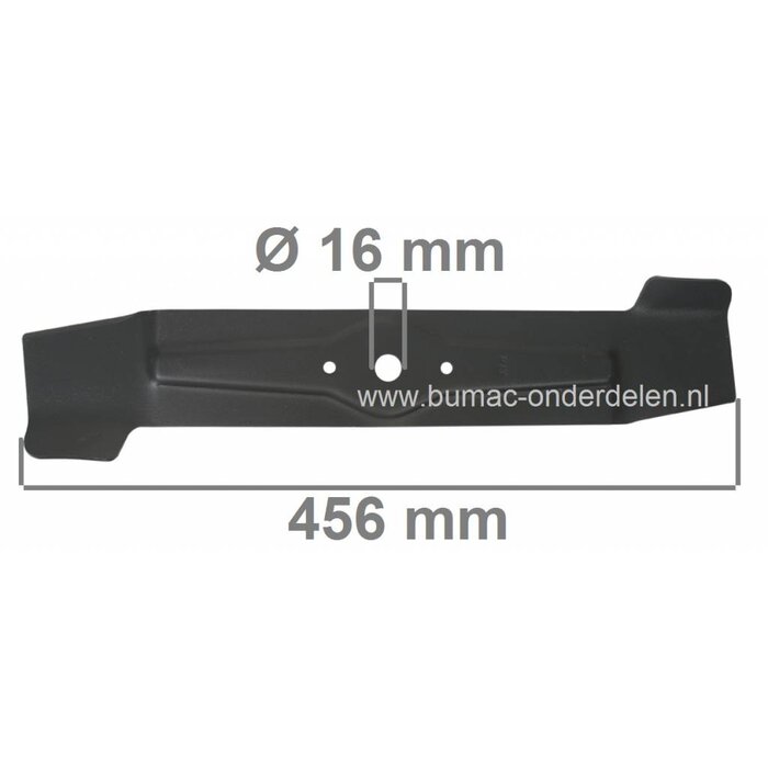 Maaimes onderdeel 45,5 cm voor Mountfield M3 M4 Major Empress Mirage Gaby en Granja loopmaaiers
