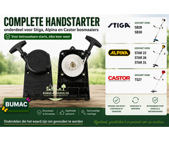 Complete handstarter onderdeel voor Stiga en Alpina