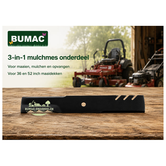 3-in-1 mulchmes onderdeel 457 mm voor 36 en 52 inch maaidekken