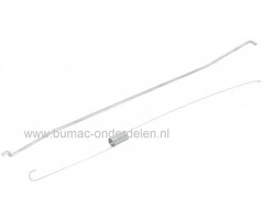 Regulateurstang met Veer SV200 en R200 GGP Motoren op Grasmaaiers - Benzinemaaiers - Loopmaaiers van Stiga - Castelgarden - Alpina en Mountfield