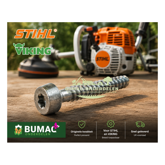 STIHL originele schroef 5 x 24 mm T27 onderdeel voor FS 350, MS 170, MS 180, BG 86 en VIKING