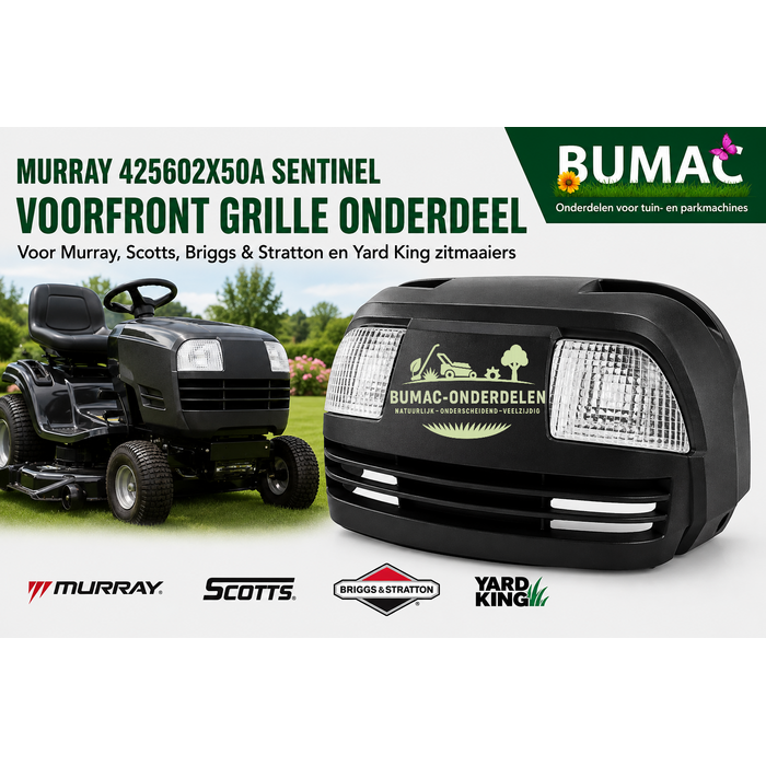 Murray 425602X50A Sentinel 170/107 Automatic voorfront motorkap grille onderdeel voor Murray, Scotts, Briggs & Stratton en Yard King zitmaaiers