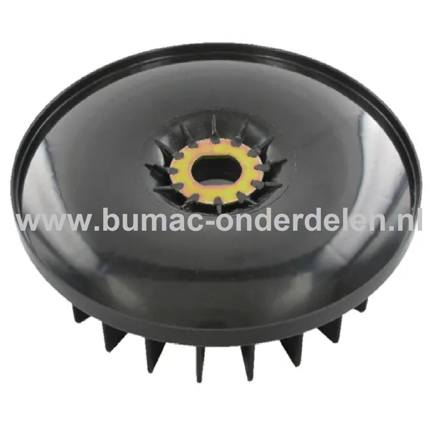 Ventilator-meshouder / waaier onderdeel 255 mm met 27/32 mm opname voor Sabo 52-serie en John Deere C52-serie
