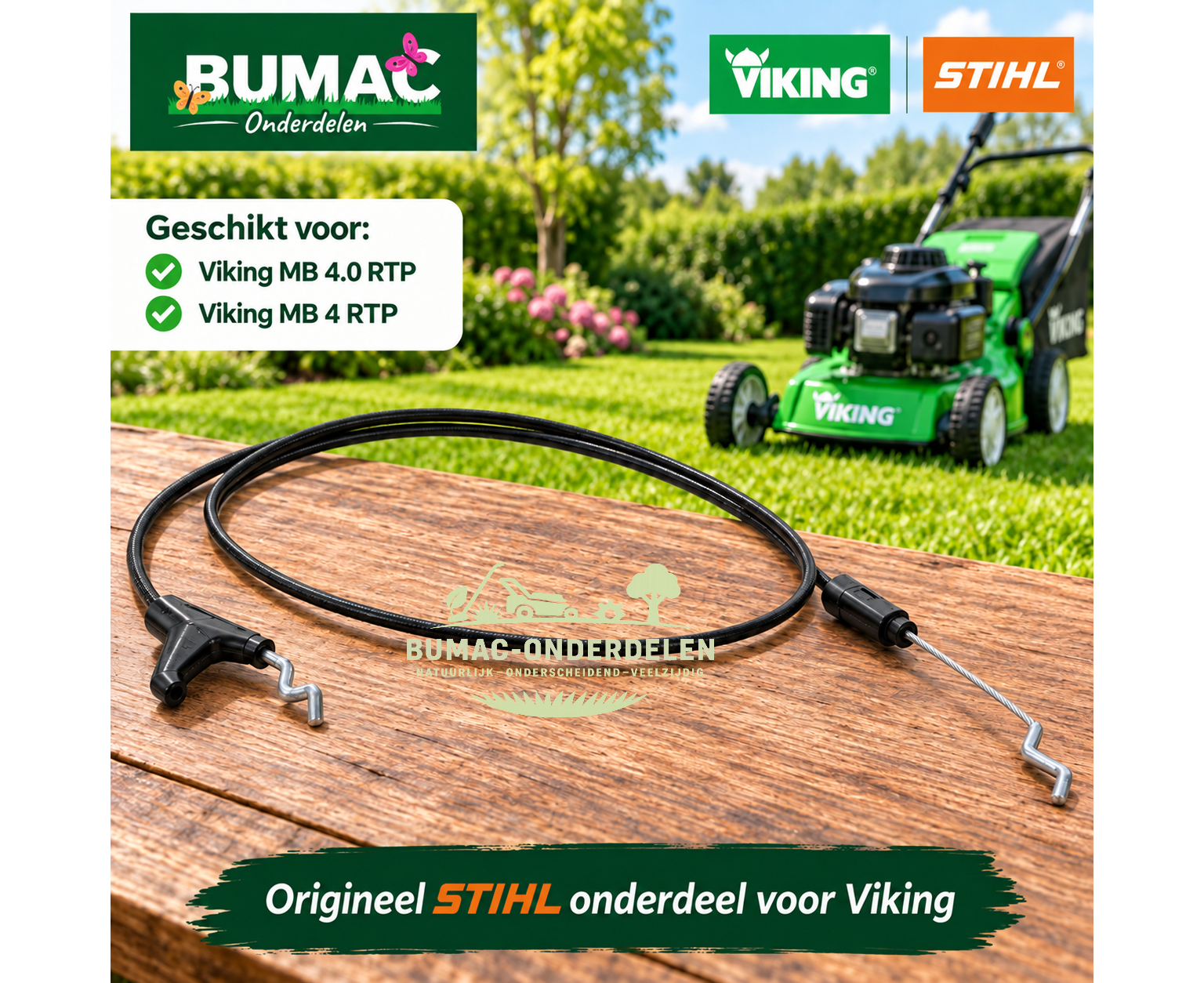Aandrijfkabel wielaandrijving onderdeel Viking MB 4.0 RTP / MB 4 RTP origineel STIHL