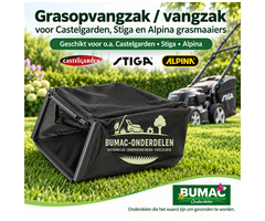 Grasopvangzak / vangzak onderdeel Castelgarden Stiga Alpina
