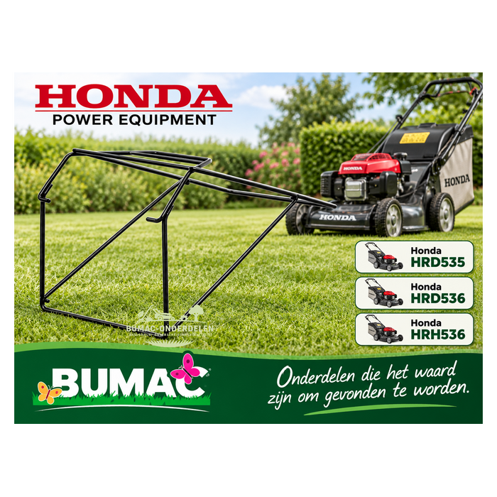 Metalen grasopvangframe onderdeel voor Honda HRD535, HRD536 en HRH536