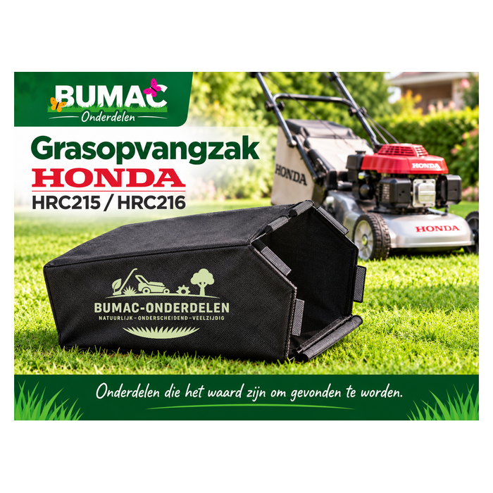 Grasopvangzak onderdeel voor Honda HRC215 en HRC216 21 inch grasmaaiers