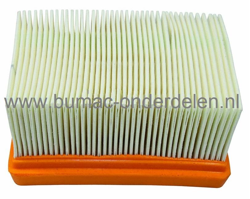 Luchtfilter DOLMAR - MAKITA - WACKER Doorslijpers, PC6412 - PC6414 - PC7312 - PC7314 - PC7412 - PC7414 - PC8116 - DPC6430 - DPC6431 - DPC6440 - DPC6441 - DPC7330 - DPC7331 - DPC7340 - DPC7341 - DPC8131 - DPC8132 - EK7301, Motorslijper - Bandenzaag