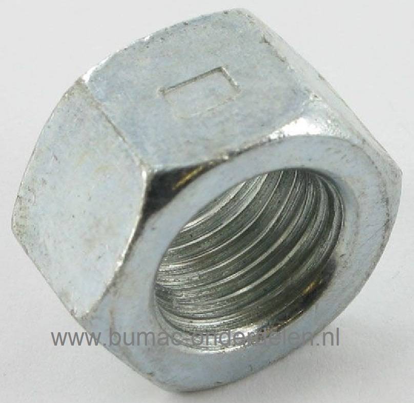 Moer voor Mesas MURRAY - NOMA Zitmaaier - Frontmaaier - Tuintrekker, Bevestigings Moeren voor Poelie op Mes As