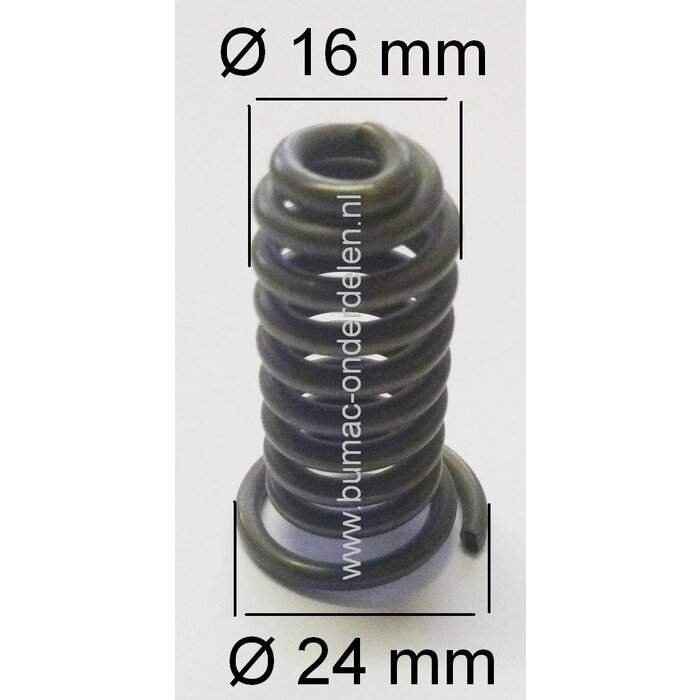 Trillingdemper voor 33, 36, 40, 45, 49, 2041, 2045, 2050, 400, 500 Motozaag, Kettingzaag, Vibratiedemper, Ophangrubber, Trillingsdemper, Anti Vibratierubber, Husqvarna, Jonsered, Partner, onderdeel