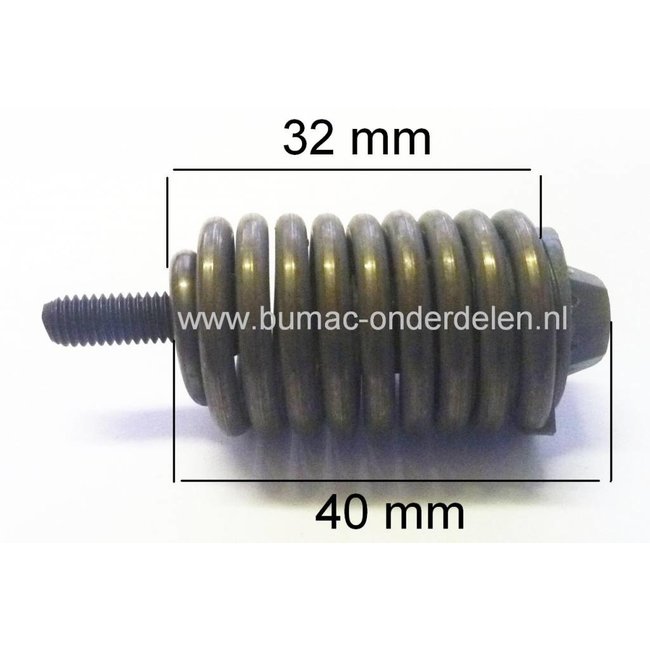 Trillingdemper voor Husqvarna 44, 266, 268, 272, 340, 345, 346, 350, 351, 353, 435, 440, 445, 450, 2149, CS2141, CS2152 Kettingzaag, Motorzaag, Vibratiedemper, Ophangrubber, Trillingsdemper, Anti Vibratierubber, Jonsered, Partner, Mcculloch