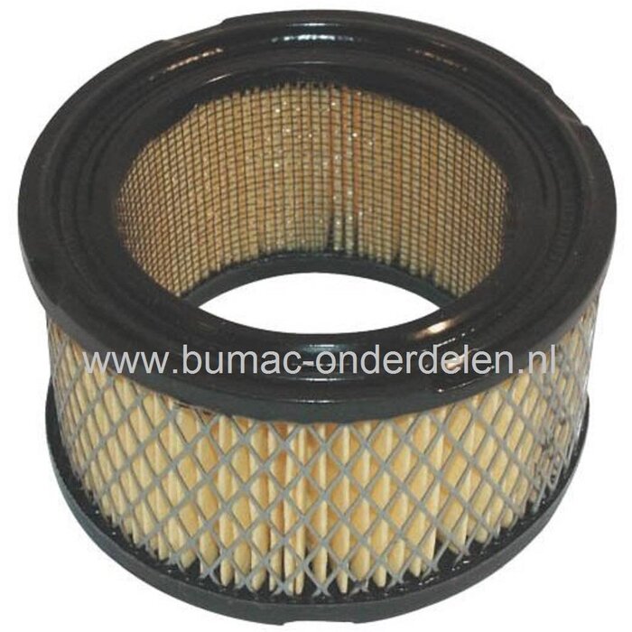 Luchtfilter KOHLER K161 - K181, TECUMSEH HH80 - HH100 - HH120 - VH80 - VH100 Motoren op Zitmaaiers, Frontmaaiers, Tuintrekkers, Gravely, Tecumseh, John Deere, Onan