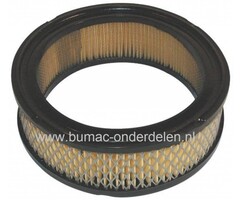 Luchtfilter KOHLER K181 - K241 - K301 - K321 - M8 en TECUMSEH OH120 - OH160 - HH100 - HH120 Motoren met een Horizontale Krukas en 8 tot 16 PK op Zitmaaier, Frontmaaier, Tuintrekker van Tecumseh, Cub Cadet, Gravely, John Deere, Onan