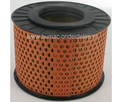Luchtfilter voor Hatz 1B20 - 1B27 - 1B30 - 1B20V - 1B30V Motoren met een Horizontale Krukas op Aggregaat, Generator, Trilplaat, Tuinfrees, Waterpomp
