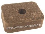 Luchtfilter Spons voor Honda GX110 - GX120 - GX140 - GX160 - GX200 Motoren met een Horizontale Krukas op Generator, Trilplaat, Aggregaat, Kooimaaier, Waterpomp, Frees, Schuimfilters, Luchtfilters van Schuim