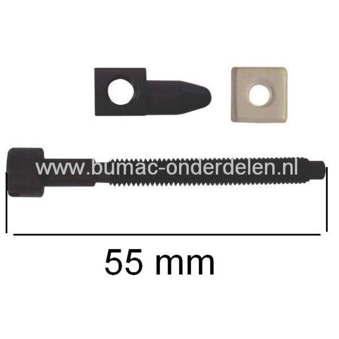 Kettingspanner voor Husqvarna 51 - 61 - 66 - 162 - 181 - 266 - 272 - 281 - 288, Motorzaag, Kettingzaag, Spanvijs, Jonsered onderdeel