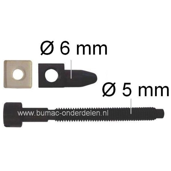 Kettingspanner voor Husqvarna 51 - 61 - 66 - 162 - 181 - 266 - 272 - 281 - 288, Motorzaag, Kettingzaag, Spanvijs, Jonsered onderdeel