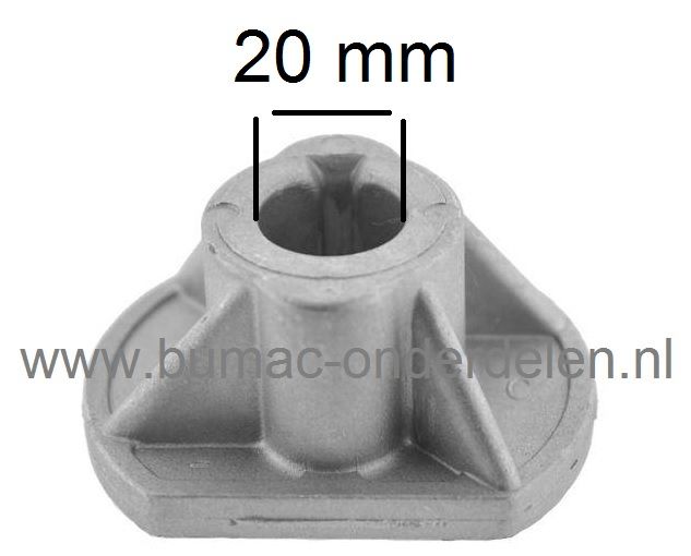 Meshouder voor 72 - 84 - 92 - 98 - 102 - 108 en 122 Cm Maaidek Zitmaaier Castel Garden, Stiga, Honda, Viking , Mountfield, Dino, Motec, Sabre, en John Deere Zitmaaier Meshouder Asgat Ø 20 mm voor F72, XDC135HD, XDC140HD, XDC140, PDC140, MP84, Range 84, TC
