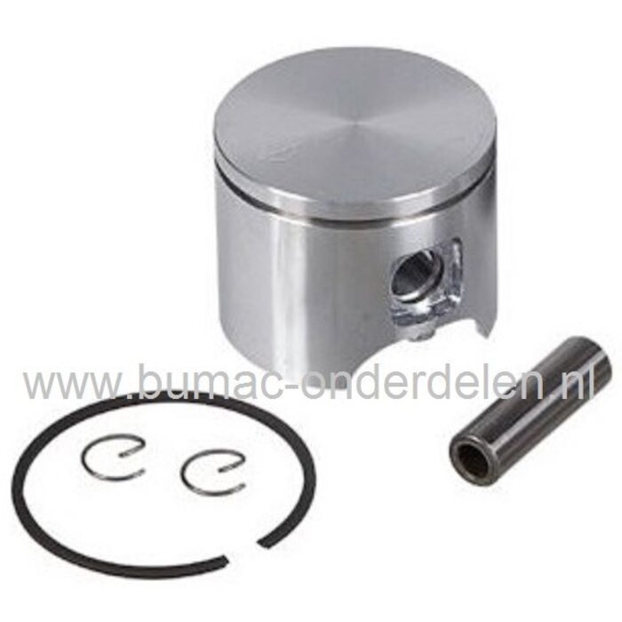 Zuiger voor HUSQVARNA 51, 55 en 55 EPA Kettingzaag, Husqvarna - Partner - Jonsered - Mc Culloch, Zuigers Compleet met Zuigerveren en Pistonpen voor Motorzagen - Kettingzagen