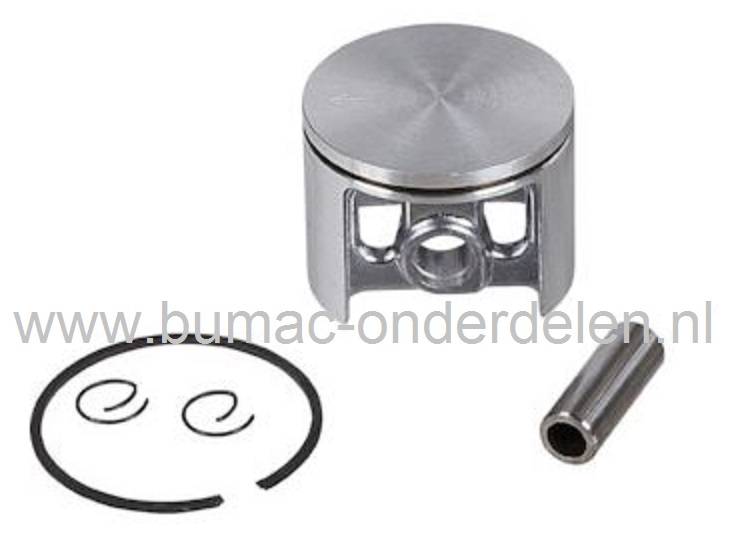 Zuiger Compleet - Husqvarna 268, 272 en 272K Kettingzaag - Motorslijper - Doorslijper, Complete Zuigers met Veer, Pistonpen en Borgringen voor Husqvarna - Jonsered - Partner Kettingzagen - Motorzagen - Bandenzaag - Doorslijpmachine