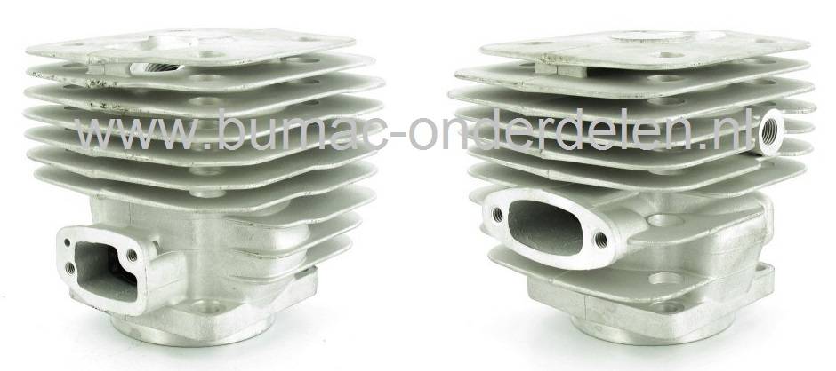 Cilinder Compleet HUSQVARNA Kettingzaag 181 - 281 - 282, Cylinder met Zuiger, Zuigerveer, Pistonpen en Borgringen voor Kettingzagen, Motorzagen van Husqvarna - Partner - Jonsered - Mc Culloch