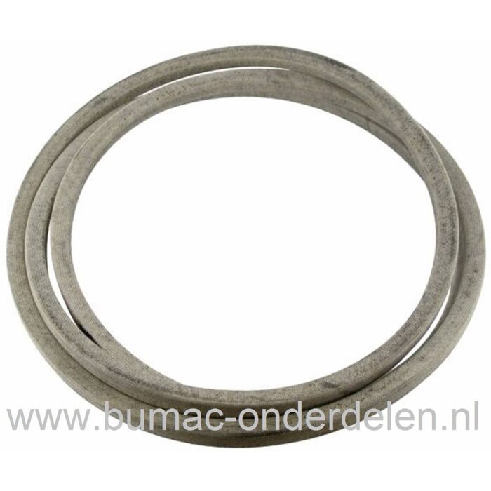 V snaar Maaidek voor MTD - Cub Cadet - Wolf - Yardman, Aandrijfriem voor de Messen bij Zitmaaiers - Frontmaaier - Tuintrekkers met 92 Cm Maaibreedte - Opvang, R125-92 (2006 - 2007)