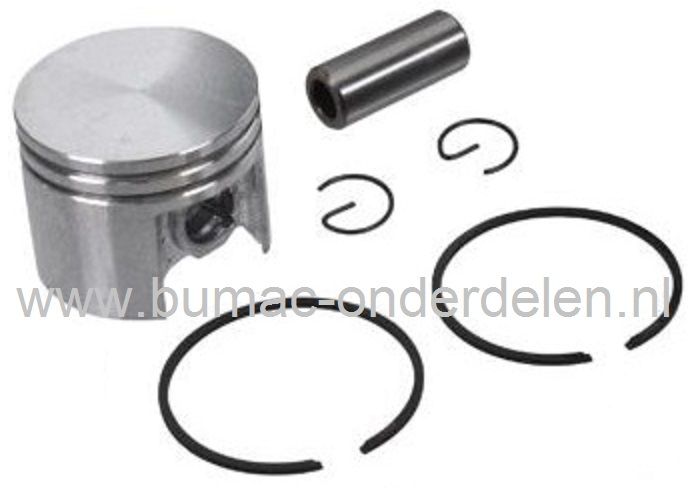 Zuigerset STIHL MS180 en 018 Kettingzaag, Complete Zuiger Set met Zuigerveren, Piston Pen en Borg Clips voor Kettingzagen, Motorzagen van Stihl