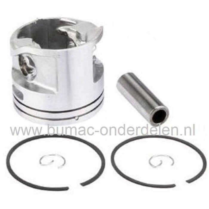 Zuiger voor STIHL MS441 Kettingzaag, Complete Zuigerset met Zuiger Veren, Pistonpen en Borgclips voor Kettingzagen, Motorzagen van Stihl, MS 441, MS441C