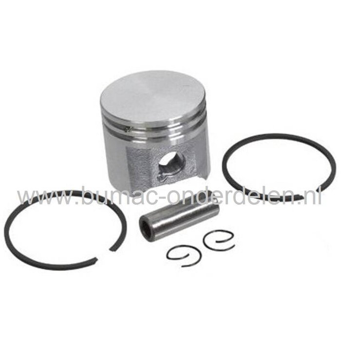 Zuigerset STIHL FS200 - FS220 - FS250 Bosmaaier - Bermmaaier - Strimmer, Zuiger Compleet met Zuigerveren, Pistonpen en Borgclips voor Stihl FS 200 - FS 250 onderdeel