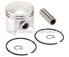 STIHL Zuigerset Ø 49 mm voor 08 - BT360 - TS350AVE - TS350 - TS360, Zuiger Compleet met Veren en Pistonpen voor Stihl Kettingzaag - Motorzaag - Grondboor - Bandenzaag - Motorslijper - Doorslijpmachine