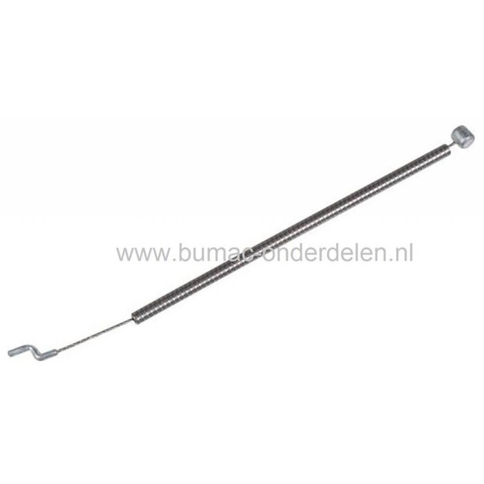 Gaskabel Castelgarden XC37 - XC38 - XC38P - XC380 - XC39 - XC41, Stiga SP380 - SP380Q - SP382, Alpina P371 - A380 - A380Q - P382S - P391 - P411, Mountfield MC363 - MC3814 - MC3816 - MC382, Motorzaag, Kettingzaag, Gas Kabel, Castel Garden