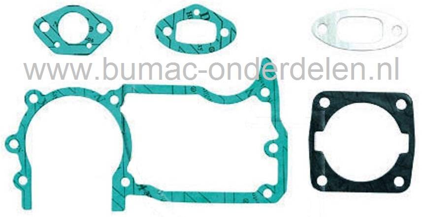 Pakkingset HUSQVARNA 242 Kettingzaag - Motorzaag, Set Pakkingen voor Husqvarna - Jonsered - Partner - McCulloch Motorzagen - Kettingzagen, Pakking, Dichting, Dichtingen