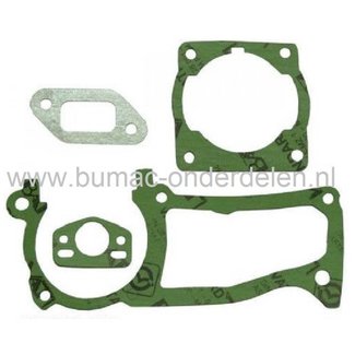 Pakking Set HUSQVARNA 357 en 359, JONSERED CS2156 en CS2159, Dichtingen voor Kettingzaag - Motorzaag van Husqvarna - Jonsered - Partner - McCulloch, Pakkingen, Dichtingen