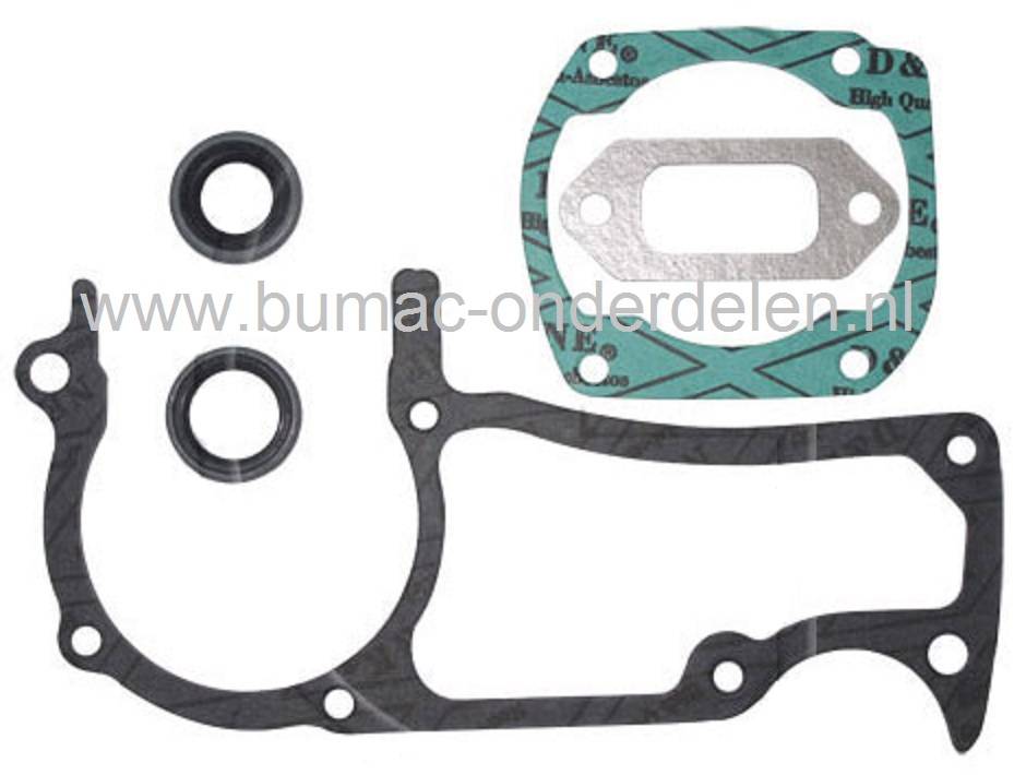 Pakking Set Husqvarna Kettingzaag 365 - 371 en 372, Pakkingset voor Kettingzagen - Motorzagen van Husqvarna - Jonsered - Partner - McCulloch, Dichtingen, Pakkingen, Dichtingset